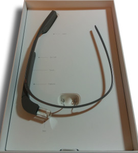 Google Glass in its box